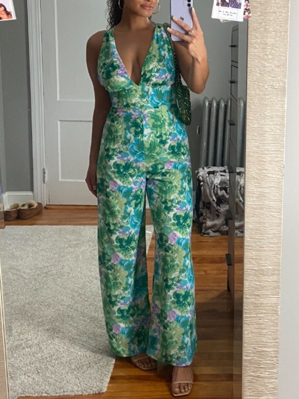 Lulu’s Wide-Leg Floral Jumpsuit